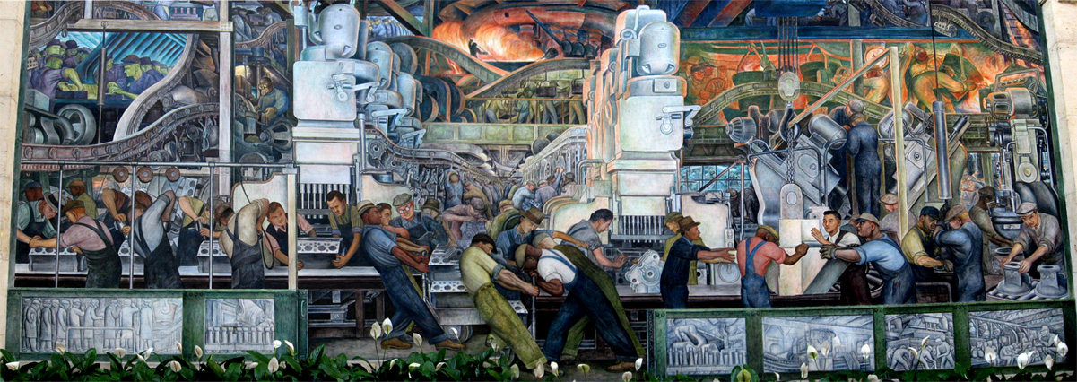 Diego Rivera, L'homme et la machine